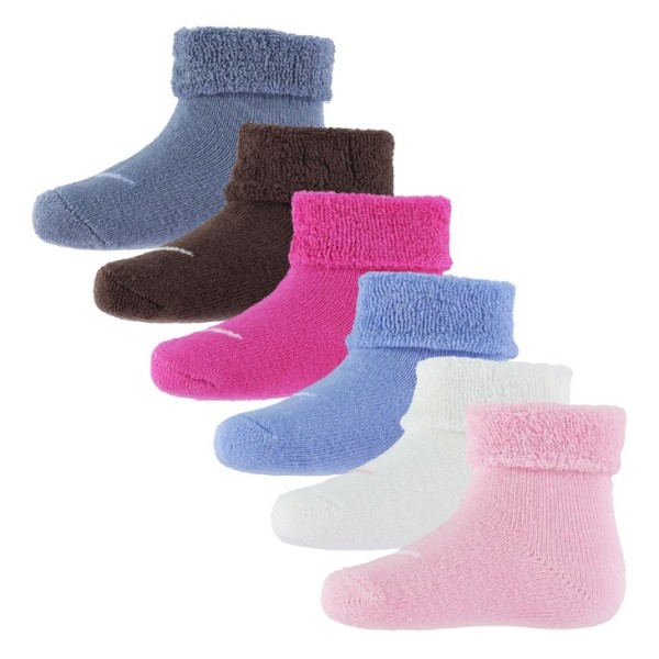 Nike 6Pk Terry Cuffed Infant Sock Βρεφικές Κάλτσες