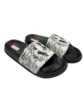 Disney Marvel DC Avengers Ανδρική Παντόφλα Λευκή Disney Marvel DC Avengers Ανδρική Παντόφλα Λευκή