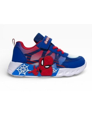 Disney Marvel DC Spiderman With Lights Blue Παιδικά Παπούτσια Με Φωτάκια Disney Marvel DC Spiderman With Lights Blue Παιδικά Παπούτσια Με Φωτάκια