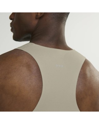 Saucony Stopwatch Singlet Ανδρικό T-Shirt Μπεζ