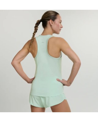 Saucony Stopwatch Singlet Γυναικείο Αμάνικο Σιελ