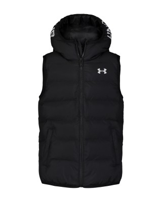 Under Armour Pronto Puffer Jkt Παιδικά Μπουφάν Αμάνικο Μαύρο