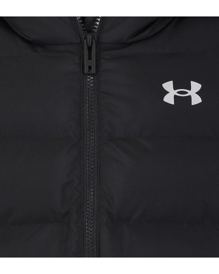 Under Armour Pronto Puffer Jkt Παιδικά Μπουφάν Αμάνικο Μαύρο