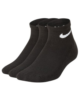 Nike Nhn Basic Pack Qtr 3Pk Παιδική Κάλτσα Μαύρη
