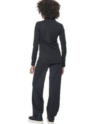 Body Action W Open-Hem Tight Pants Γυναικείο Κολάν Μαύρο