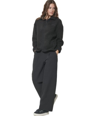 Body Action W Poly Stretch City Travel Pants Γυναικείο Παντελόνι Μαύρο