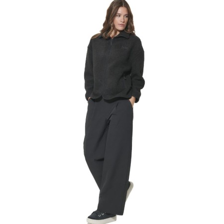 Body Action W Poly Stretch City Travel Pants Γυναικείο Παντελόνι Μαύρο