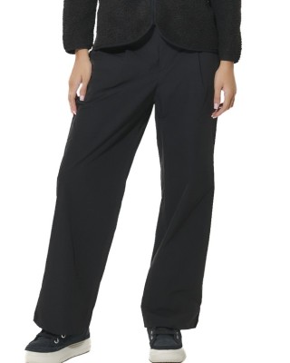 Body Action W Poly Stretch City Travel Pants Γυναικείο Παντελόνι Μαύρο