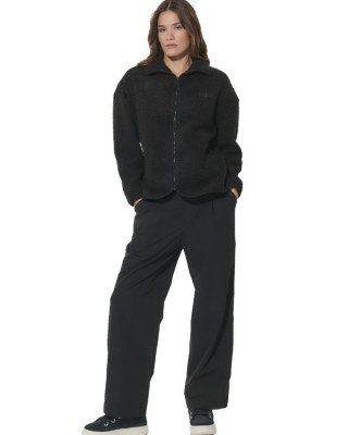 Body Action W Poly Stretch City Travel Pants Γυναικείο Παντελόνι Μαύρο