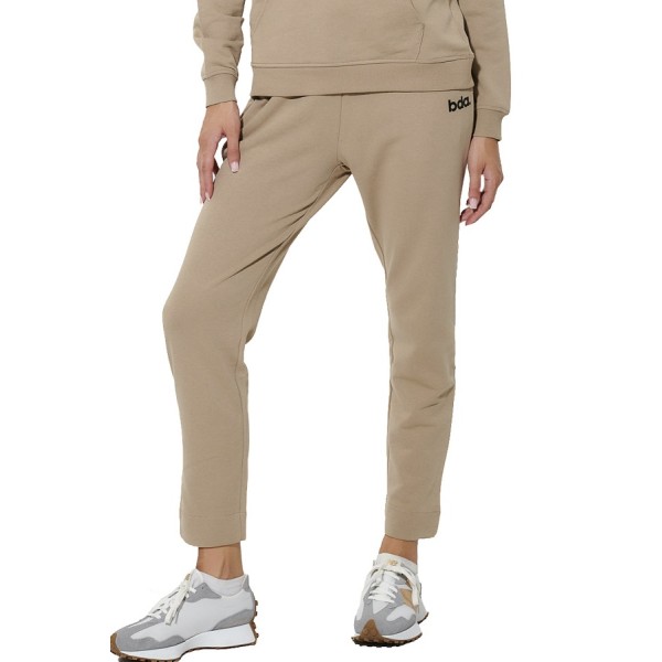 Body Action W Terry Skinny Joggers Γυναικείο Παντελόνι Χακί