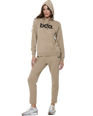 Body Action W Terry Skinny Joggers Γυναικείο Παντελόνι Χακί