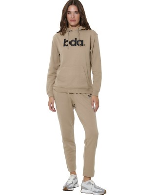 Body Action W Terry Skinny Joggers Γυναικείο Παντελόνι Χακί