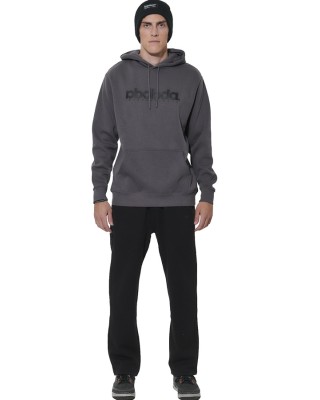 Body Action M Fleece Open-Leg Sweatpants Ανδρικό Παντελόνι Μαύρο