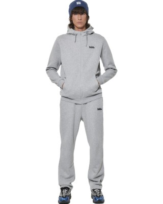 Body Action M Fleece Open-Leg Sweatpants Ανδρικό Παντελόνι Γκρι