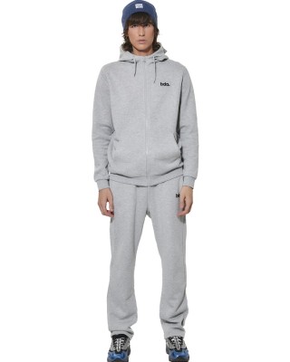 Body Action M Fleece Open-Leg Sweatpants Ανδρικό Παντελόνι Γκρι