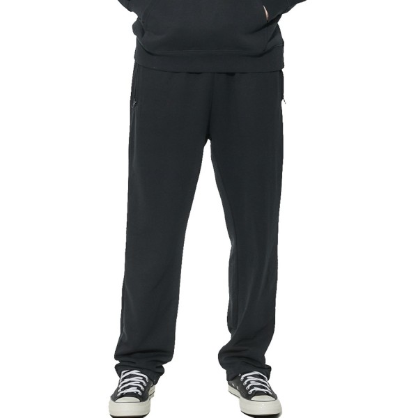 Body Action M Essentials French Terry Pants Ανδρικό Παντελόνι Μαύρο