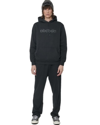 Body Action M Essentials French Terry Pants Ανδρικό Παντελόνι Μαύρο