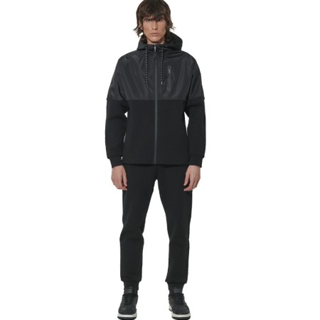 Body Action M Scuba Knit Joggers Ανδρικό Παντελόνι Μαύρο