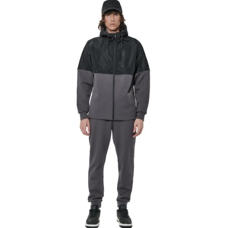 Body Action M Scuba Knit Joggers Ανδρικό Παντελόνι Γκρι