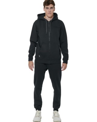 Body Action M Athletic Fleece Joggers Ανδρικό Παντελόνι Μαύρο