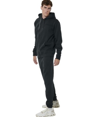 Body Action M Athletic Fleece Joggers Ανδρικό Παντελόνι Μαύρο
