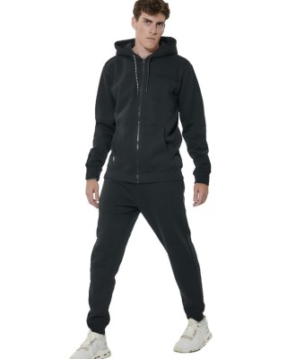 Body Action M Athletic Fleece Joggers Ανδρικό Παντελόνι Μαύρο