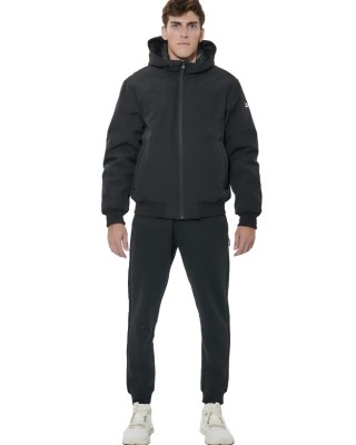 Body Action M Athletic Fleece Joggers Ανδρικό Παντελόνι Μαύρο