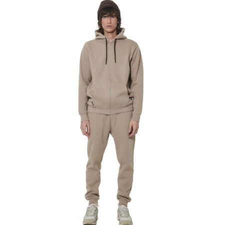 Body Action M Athletic Fleece Joggers Ανδρικό Παντελόνι Μπεζ