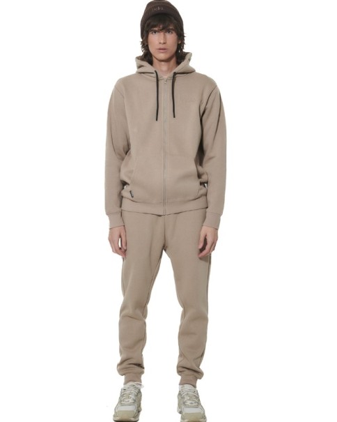 Body Action M Athletic Fleece Joggers Ανδρικό Παντελόνι Μπεζ Body Action M Athletic Fleece Joggers Ανδρικό Παντελόνι Μπεζ