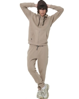 Body Action M Athletic Fleece Joggers Ανδρικό Παντελόνι Μπεζ Body Action M Athletic Fleece Joggers Ανδρικό Παντελόνι Μπεζ