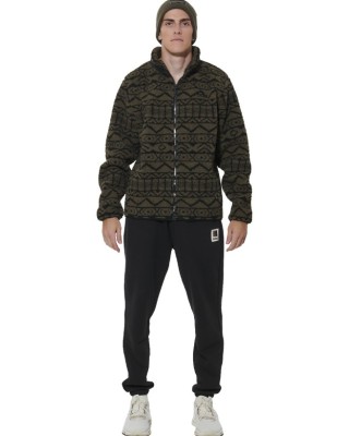 Body Action M Fleece Joggers Ανδρικό Παντελόνι Μαύρο