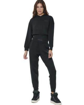 Body Action W Modal Crop Hooded Sweatshirt Γυναικεία Μπλούζα Μαύρη Body Action W Modal Crop Hooded Sweatshirt Γυναικεία Μπλούζα Μαύρη