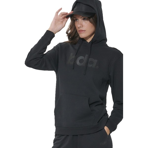 Body Action W Terry Hoodie Γυναικεία Μπλούζα Μαύρη Body Action W Terry Hoodie Γυναικεία Μπλούζα Μαύρη