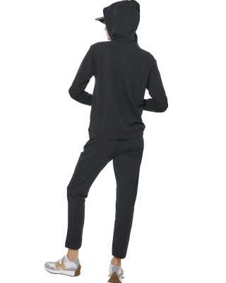 Body Action W Terry Hoodie Γυναικεία Μπλούζα Μαύρη Body Action W Terry Hoodie Γυναικεία Μπλούζα Μαύρη