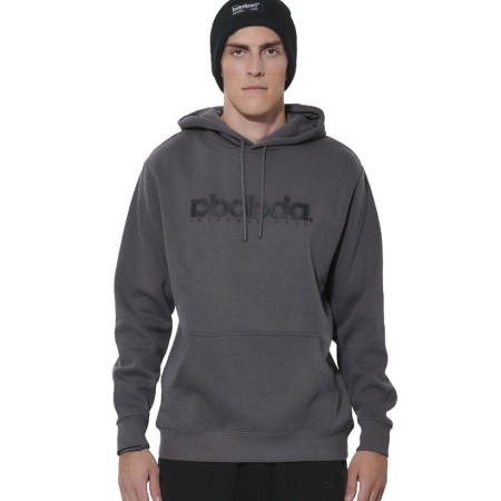 Body Action M Fleece Pullover Hoodie Ανδρική Μπλούζα Γκρι Body Action M Fleece Pullover Hoodie Ανδρική Μπλούζα Γκρι