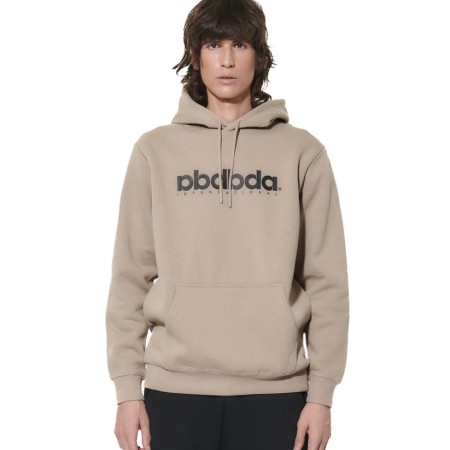 Body Action M Fleece Pullover Hoodie Ανδρική Μπλούζα Μπεζ Body Action M Fleece Pullover Hoodie Ανδρική Μπλούζα Μπεζ