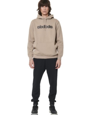 Body Action M Fleece Pullover Hoodie Ανδρική Μπλούζα Μπεζ Body Action M Fleece Pullover Hoodie Ανδρική Μπλούζα Μπεζ