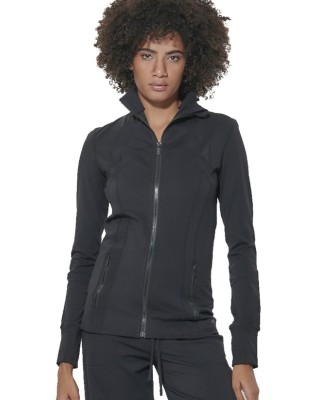 Body Action W Tight Yoga Zipper Jacket Γυναικεία Ζακέτα Μαύρη