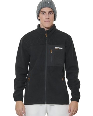 Body Action M Full-Zip Polar Fleece Jacket Ανδρική Ζακέτα Μαύρη Body Action M Full-Zip Polar Fleece Jacket Ανδρική Ζακέτα Μαύρη