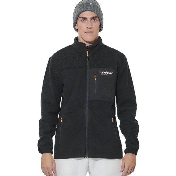 Body Action M Full-Zip Polar Fleece Jacket Ανδρική Ζακέτα Μαύρη Body Action M Full-Zip Polar Fleece Jacket Ανδρική Ζακέτα Μαύρη