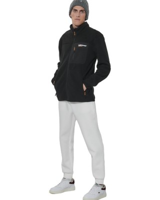 Body Action M Full-Zip Polar Fleece Jacket Ανδρική Ζακέτα Μαύρη Body Action M Full-Zip Polar Fleece Jacket Ανδρική Ζακέτα Μαύρη