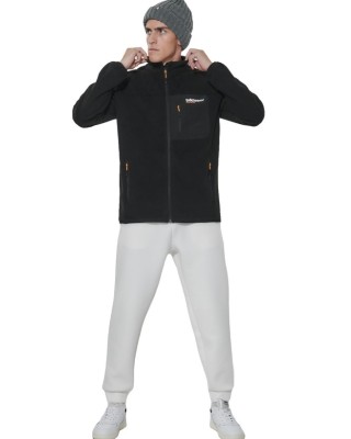 Body Action M Full-Zip Polar Fleece Jacket Ανδρική Ζακέτα Μαύρη Body Action M Full-Zip Polar Fleece Jacket Ανδρική Ζακέτα Μαύρη