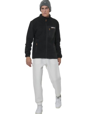 Body Action M Full-Zip Polar Fleece Jacket Ανδρική Ζακέτα Μαύρη Body Action M Full-Zip Polar Fleece Jacket Ανδρική Ζακέτα Μαύρη