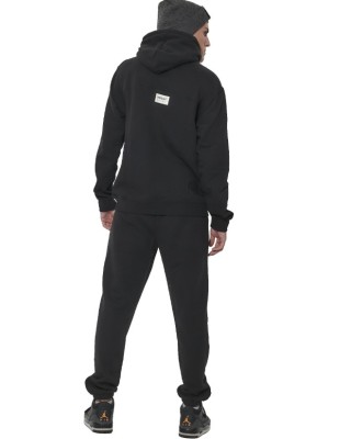 Body Action M Full-Zip Fleece Hoodie Ανδρική Ζακέτα Μαύρη Body Action M Full-Zip Fleece Hoodie Ανδρική Ζακέτα Μαύρη