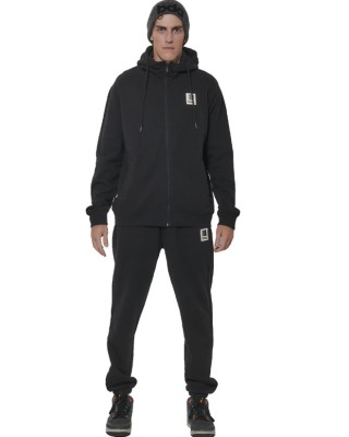 Body Action M Full-Zip Fleece Hoodie Ανδρική Ζακέτα Μαύρη Body Action M Full-Zip Fleece Hoodie Ανδρική Ζακέτα Μαύρη