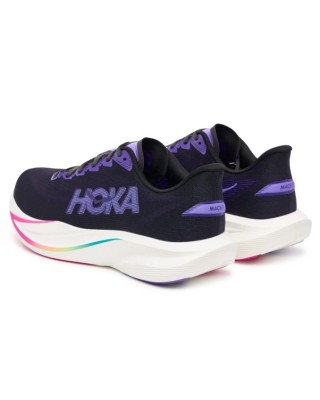 Hoka Mach 7 Ανδρικό Παπούτσι Μαύρο Μωβ Hoka Mach 7 Ανδρικό Παπούτσι Μαύρο Μωβ