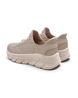 Skechers Slip-Ins Bob B Flex Γυναικείο Παπούτσι Μπεζ