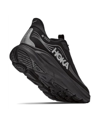 Hoka Clifton 11 Gtx Αδιάβροχο Ανδρικό Παπούτσι Μαύρο