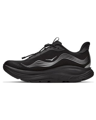 Hoka Clifton 11 Gtx Αδιάβροχο Ανδρικό Παπούτσι Μαύρο