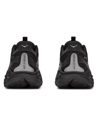Hoka Clifton 11 Gtx Αδιάβροχο Ανδρικό Παπούτσι Μαύρο